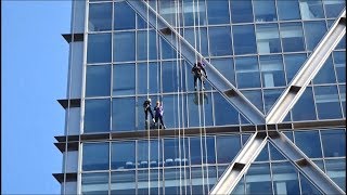 Epilepsy Societys journey down Broadgate Tower [upl. by Keyek699]