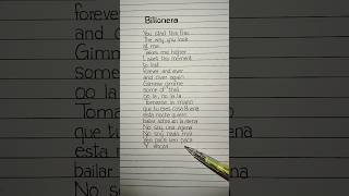 Bilionera Lyrics bilioneralyrics [upl. by Anirbus]