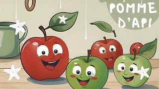 Pomme de reinette et pomme d’api 🍎🍏  Chanson bébé  Comptine bébé chansonspourenfants [upl. by Pax]