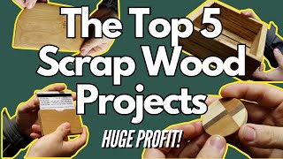 Top 5 Profitable Scrap Wood Projects [upl. by Hannavahs]