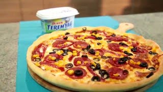 Ev Yapımı Pizza  Teremyağlı Tarifler [upl. by Hallock]