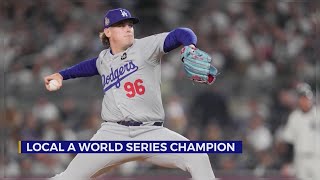 Johnson City native former Buc wins World Series with Dodgers [upl. by Sonitnatsnoc]