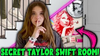 I BUILT A SECRET TAYLOR SWIFT ROOM [upl. by Egdamlat302]