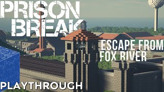 Prison Break  Escape from Fox River  Minecraft Escape Map Playthrough [upl. by Nicolella]