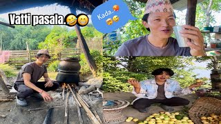 Tin pane khana aunu hai sabai jana🥵😂 My new Business😁villagelife vlog [upl. by Tutankhamen574]