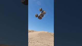 Double barrel roll monstertruck stunt monsterjam gopro offroad 4x4 losi rc shorts [upl. by Sucitivel]