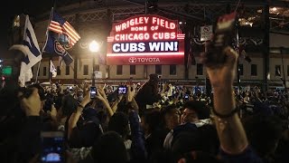 quotThe Cubs Win the World Series Everyone Goes Nutsquot [upl. by Borg560]