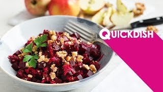 Rote Bete Salat Rezept  Vegan [upl. by Amelie311]