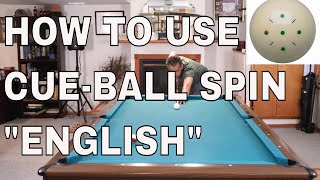 BASICS OF CUEBALL SPIN quotENGLISHquot  What Happens When Spin is Applied to the CueBall Pool Lessons [upl. by Adieno]