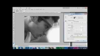 tutorial Photoshop arrière plan flou [upl. by Kceb]