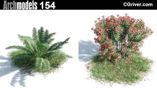 Evermotion Archmodels Vol 154  PhotoRealistic Gardens  CGrivercom [upl. by Earlie488]