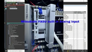 FX5U Onboard Analogue Input Scaling Mitsubishi Melsec [upl. by Zielsdorf]