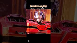 Part 3 transformersone transformers bumblebee elita shorts funnyclips movie [upl. by Nnylf]