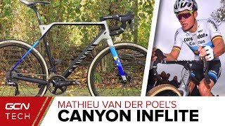 Mathieu Van Der Poels Canyon Inflite CF SLX CycloCross Bike [upl. by Reinald]