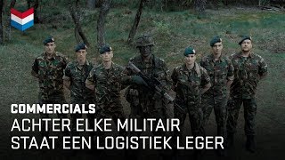 Achter elke militair staat een logistiek leger  Defensie logistiek commercial [upl. by Yntrok]