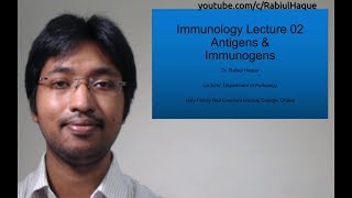 Immunology Lecture 02  Antigen amp Immunogen HD [upl. by Uile]