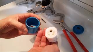 Wasserhahn reparieren und entkalken Einhebelmischer How to repair a water tap Tap washer [upl. by Eldon]