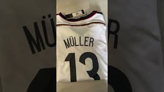 2014 World Cup Germany Home Short Sleeve Jersey No 13 Muller [upl. by Jonah391]