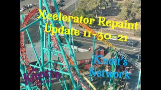 Xcelerator INTENSE LAUNCH Roller Coaster 4K POV  Knotts Berry Farm California No Copyright [upl. by Emarie223]