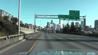 Driving through Seattle WA on I5 [upl. by Arbba309]