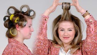 How To Use Hair Rollers for Big Volume [upl. by Nowd]