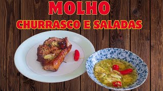 Como fazer Molho para Churrasco e Saladas Receita Incrível Passo a Passo Molho churrasco alho [upl. by Anaitit811]