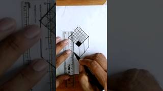 Easy 3D drawing step by step on paper easy for beginners 3dartworld [upl. by Keefer909]