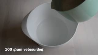 BAKVIDEO  Enkelt surdegsbröd av vete [upl. by Minny595]