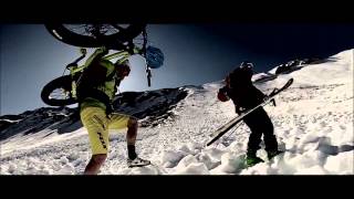 Fatbike Cycling VS Ski Touring🎿  French Alps Escape [upl. by Lucienne]