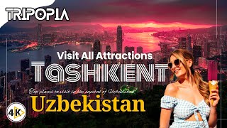 Uzbekistan Tashkent City Tour 4K All Top Places to Visit in Tashkent Uzbekistan [upl. by How]