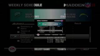 Dolphins  Chargers Week 9 Year 8  Madden NFL 11 PS2 [upl. by Kym]