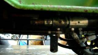 Very Rare Brantly Power Steering on 1979 John Deere 317 Garden Tractor [upl. by Leinod]