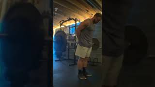 155lbs Hackenschmidt Squat— Old School Lift hacksquat [upl. by Aryad]