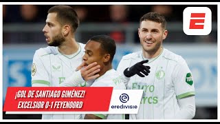 GOLAZO DE SANTIAGO GIMÉNEZ para adelantar al Feyenoord ¡REGRESÓ LA MAGIA  Eredivisie [upl. by Spalla]