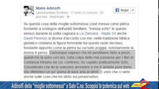 Adinolfi della “moglie sottomessa” a Sala Consilina Scoppia la polemica sul web [upl. by Yemiaj543]