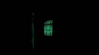 Glow In The Dark Shirt halloween glowinthedark glowingtext printshop printing [upl. by Ecargyram]