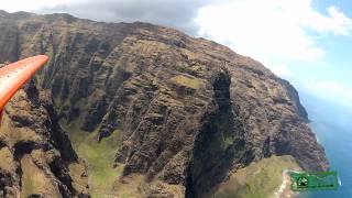 Breezy Flight Kauai  Niihau GoPro 2 POV [upl. by Adnilev461]