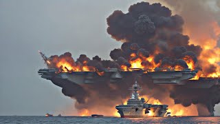 10 Minutes Ago Russian Aircraft Carrier Destroyed by Ukraines Most Advanced F15 Missile [upl. by Enilegna]