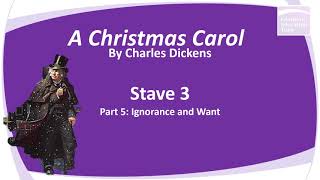 A Christmas Carol  Dramatic Reading Stave 3 Part 5 Ignorance and Want [upl. by Nicky]