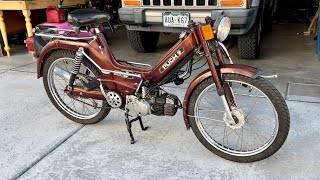 Saving the 1980 Puch Maxi Luxe And RIPPING the METRAKIT 65CC [upl. by Akialam]