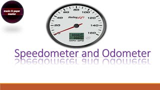 Speedometer and Odometer for class 7 [upl. by Ltney]