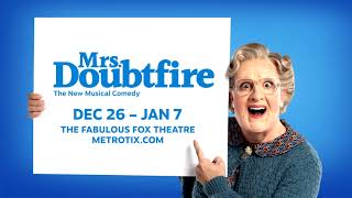 Mrs Doubtfire plays the Fabulous Fox in St Louis December 26  January 7 [upl. by Einiffit391]