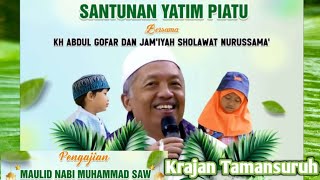 Ceramah KH Abdul GofarMaulid Nabi di Masjid Krajan Tamansuruh 2024 [upl. by Hardin750]