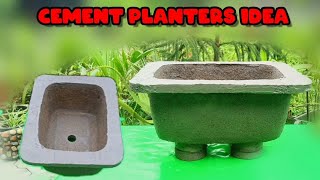 121  how to make cement pot  cement गमला कैसे बनाएं  DKcrafting775 [upl. by Apostles]