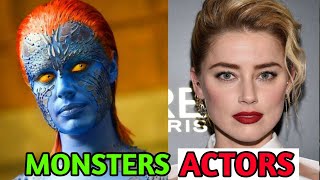 10 very famous actors who became danger movie monsters 😳 celebrities actors monster [upl. by Einnaffit28]