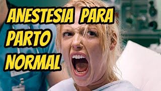 COMO É A ANESTESIA DO PARTO NORMAL [upl. by Aisela]