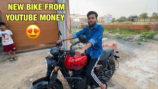 New Bike From Youtube Money 😍 Power Of Youtube 🔥 [upl. by Geraint700]