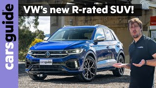 Volkswagen TRoc R review New small SUV gets the speed treatment Better than Kona N [upl. by Kyrstin9]