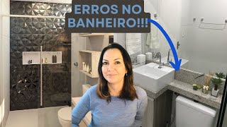 5 ERROS EM BANHEIROS  NÃO FAÇA ISSO PARTE 1 [upl. by Namus]