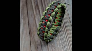 Cobra paracord bracelet with Copper Wire shorts [upl. by Beffrey]